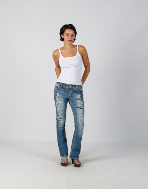 Vintage Amethyst M bootcut jeans in blue, 3 of 4
