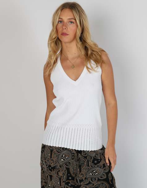 Vintage Andre Maurice Summer S cami in white - view 1