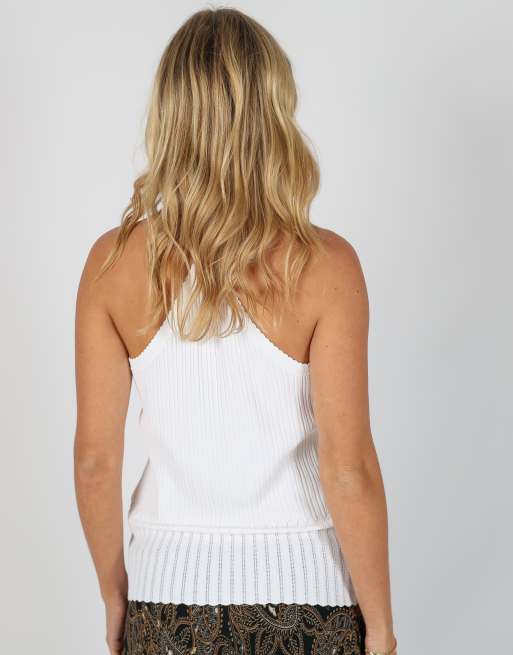 Vintage Andre Maurice Summer S cami in white, 2 of 4