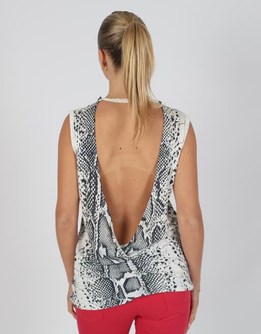 Vintage Anna Ritan M woven top in ivory, 2 of 4
