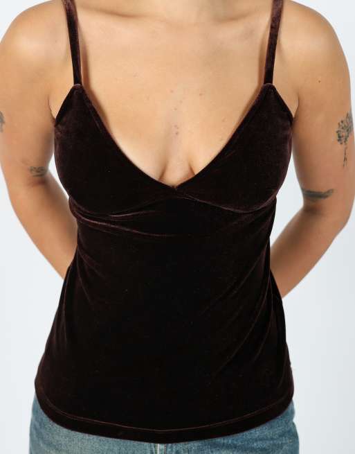Vintage Anna Sui S cami in brown, 4 of 4