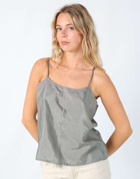 Vintage Annick M cami in grey - view 1