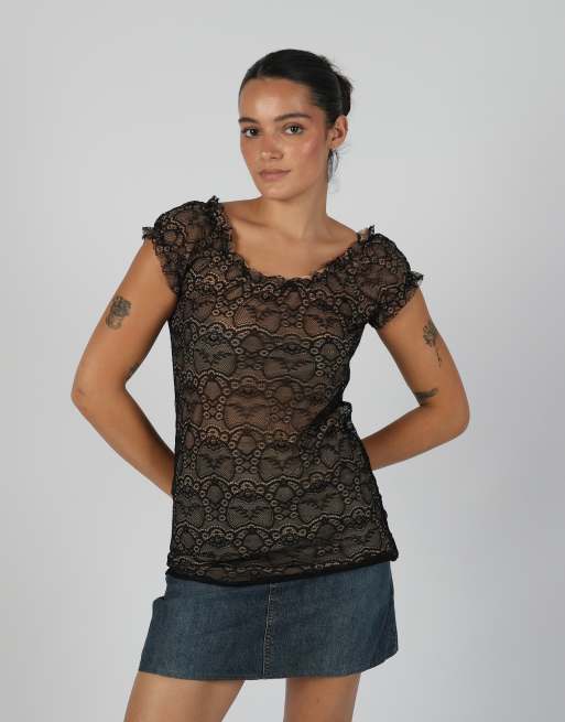 Vintage Antonella M blouse in black