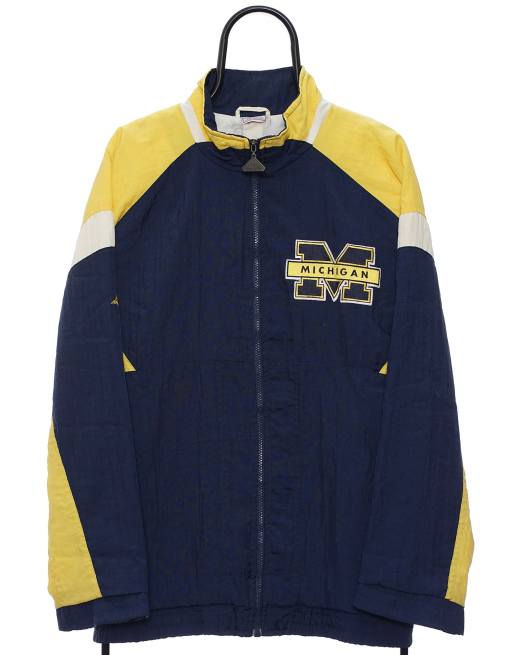 Vintage Apex One Size XL Jacket Michigan Wolverines In Navy
