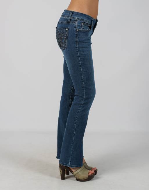Vintage APT. 9 S bootcut jeans in blue, 2 of 4