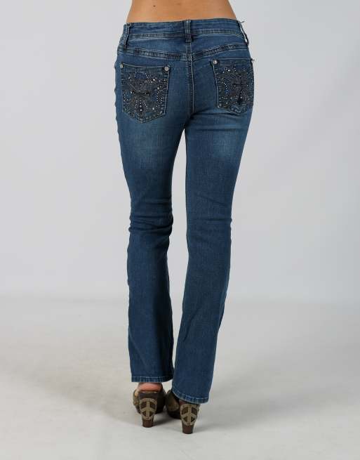 Vintage APT. 9 S bootcut jeans in blue, 4 of 4