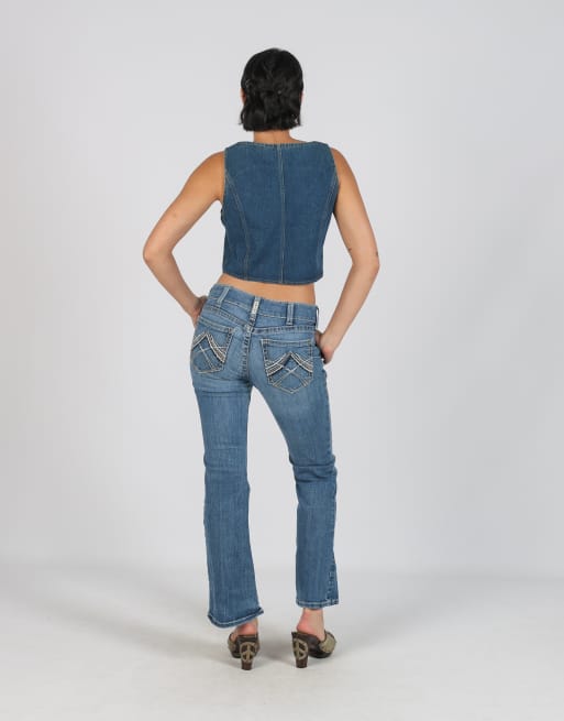 Vintage Ariat S bootcut jeans in blue, 3 of 4