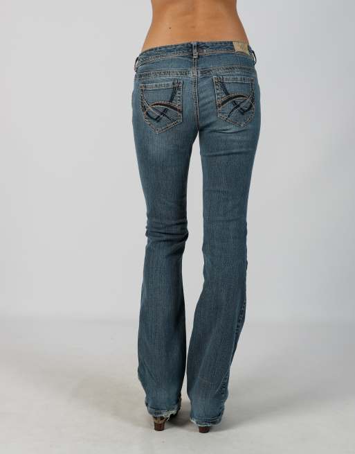 Vintage Ariya Jeans M bootcut jeans in blue, 2 of 4