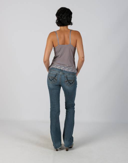 Vintage Ariya Jeans M bootcut jeans in blue, 3 of 4