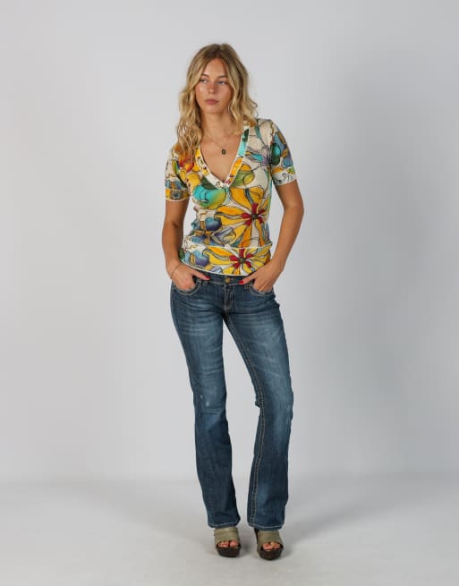 Vintage Ariya Jeans S bootcut jeans in blue, 1 of 4