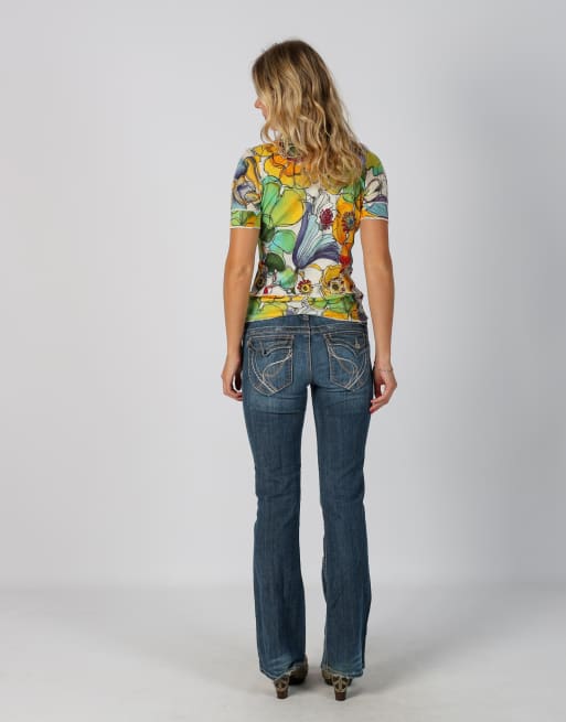 Vintage Ariya Jeans S bootcut jeans in blue, 3 of 4