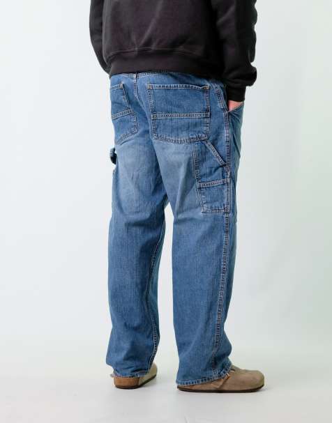Vintage Arizona Jean Co  34x30 Denim Carpenter Baggy Jeans Blue - view 1