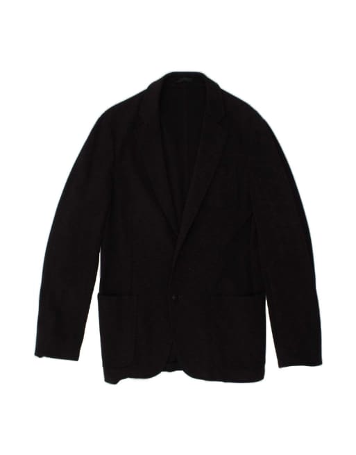 Vintage Armani 2 Button Blazer Jacket It 50 Large In Blue Flecked