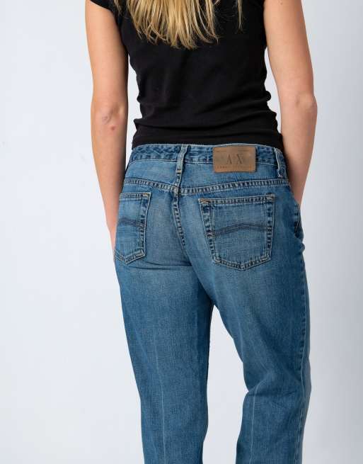 Vintage Armani 28x30 Denim Jeans Light Blue