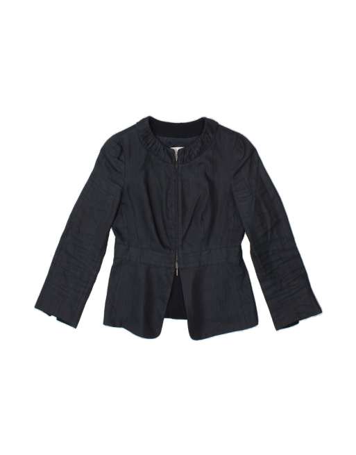 Vintage Armani Collezioni Blazer Jacket EU 40 Medium In Blue Pinstripe