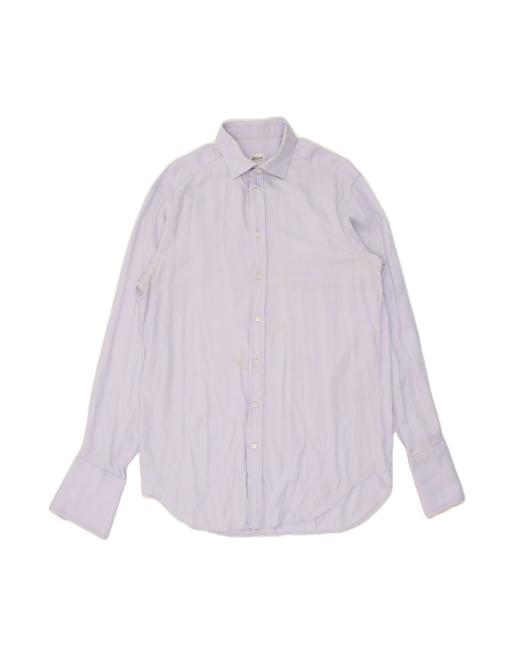 Vintage Armani Collezioni Shirt Size 16 41 Large In Purple