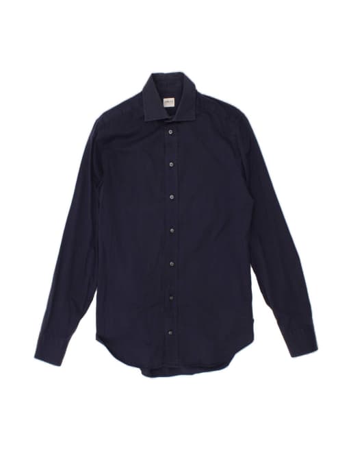 Vintage Armani Collezioni Shirt Size 38 15 Medium In Blue