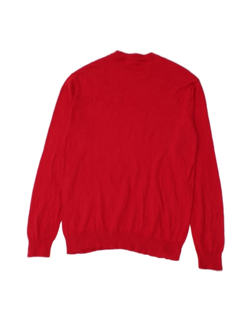 Vintage Armani Exchange Graphic Crew Neck Jumper Sweater Large In Red, 2 of 4