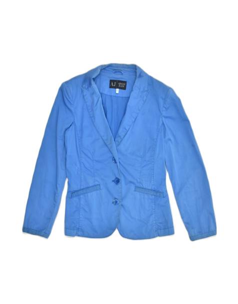 Vintage Armani Jeans 3 Button Blazer Jacket EU 44 XL In Blue - view 1