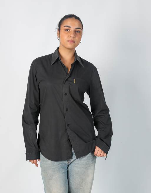 Vintage Armani Jeans L shirt in black