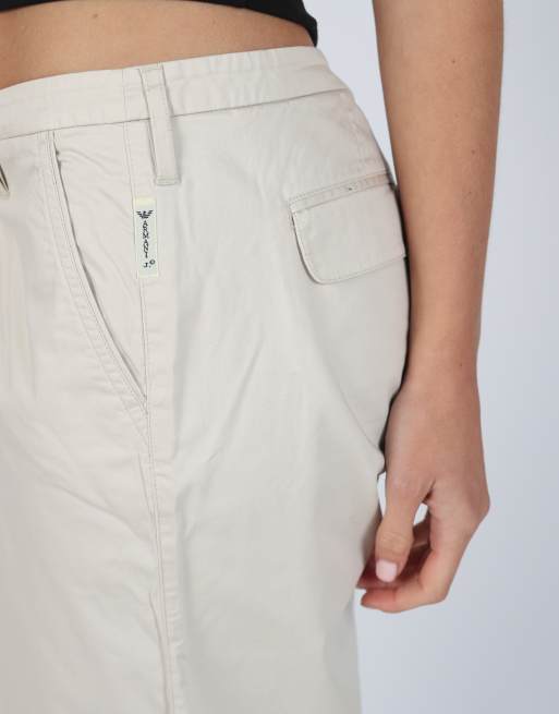Vintage Armani Jeans L woven trousers in cream, 4 of 4