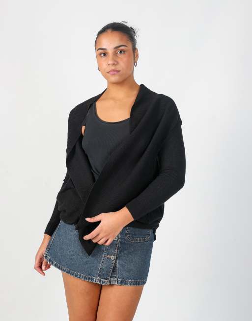 Vintage Armani Jeans M cardigan in black, 3 of 4