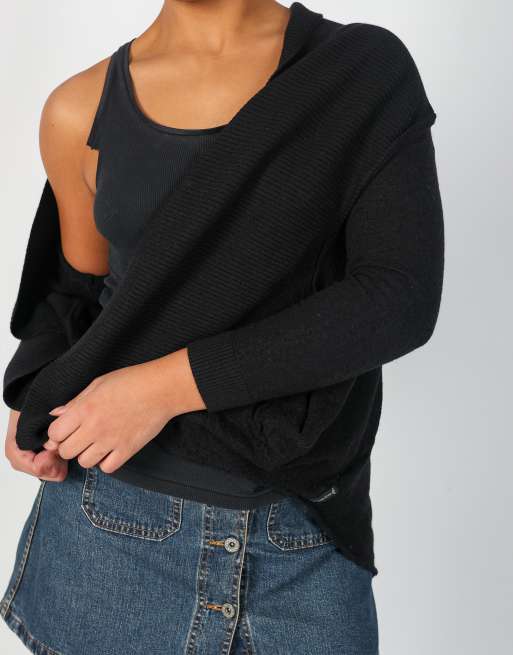 Vintage Armani Jeans M cardigan in black, 4 of 4