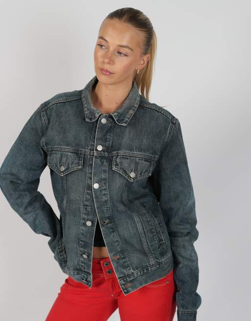 Vintage Armani Jeans M denim jacket in blue, 3 of 4