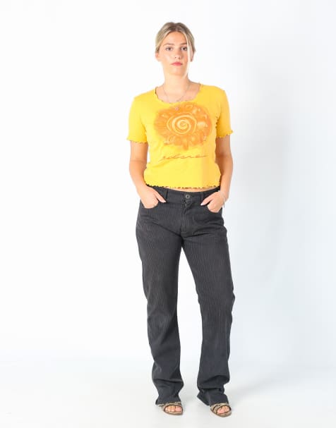 Vintage Armani Jeans M formal trousers in black - view 1