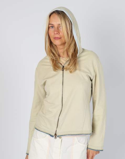 Vintage Armani Jeans M hoodie in beige - view 1