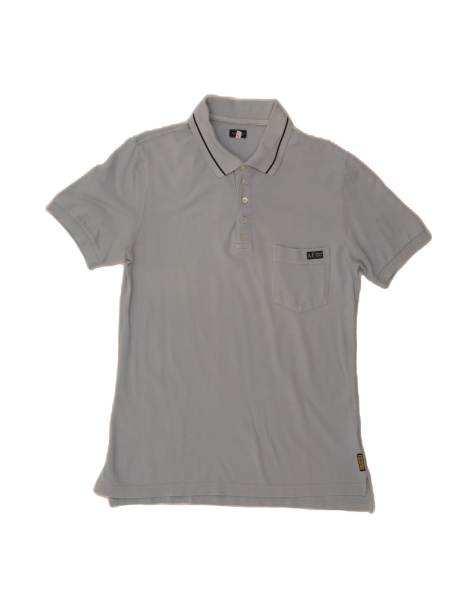 Vintage Armani Jeans Polo Shirt Large In Blue - view 1