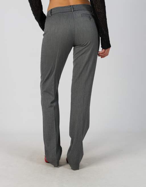Vintage Armani Jeans S casual trousers in grey, 4 of 4