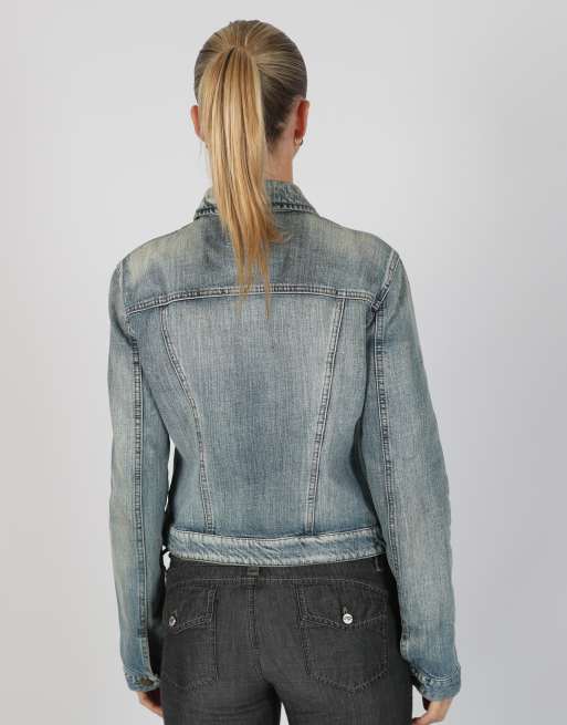 Vintage Armani Jeans S denim jacket in light blue, 2 of 4
