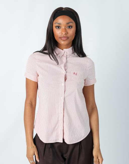 Vintage Armani Jeans S shirt in ivory