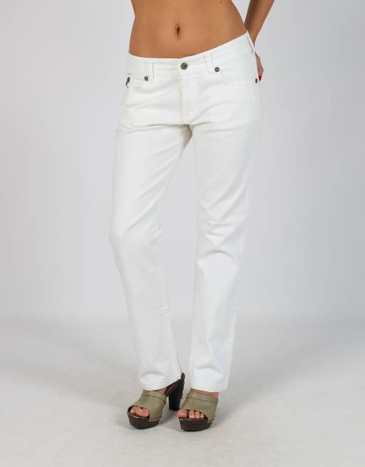 Vintage Armani Jeans S straight jeans in white, 2 of 4