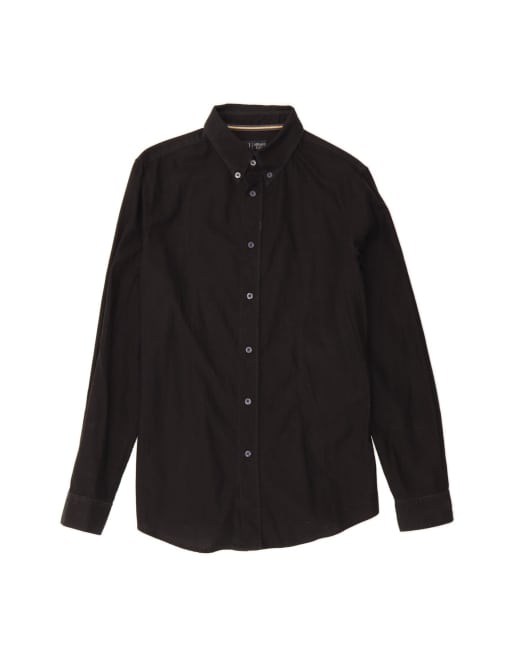Vintage Armani Jeans Shirt Small In Black