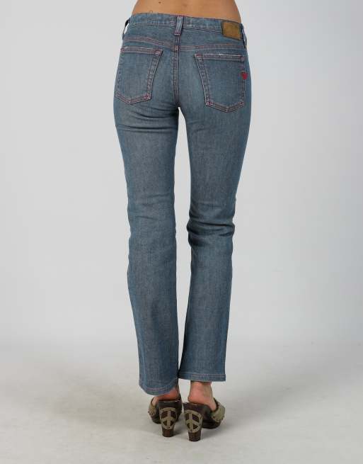 Vintage Armani Jeans XS bootcut jeans in blue, 4 of 4