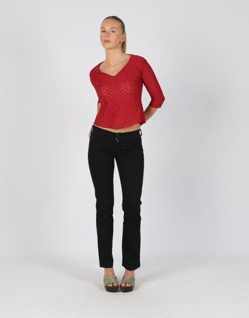 Vintage Armani Jeans XS skinny jeans in black