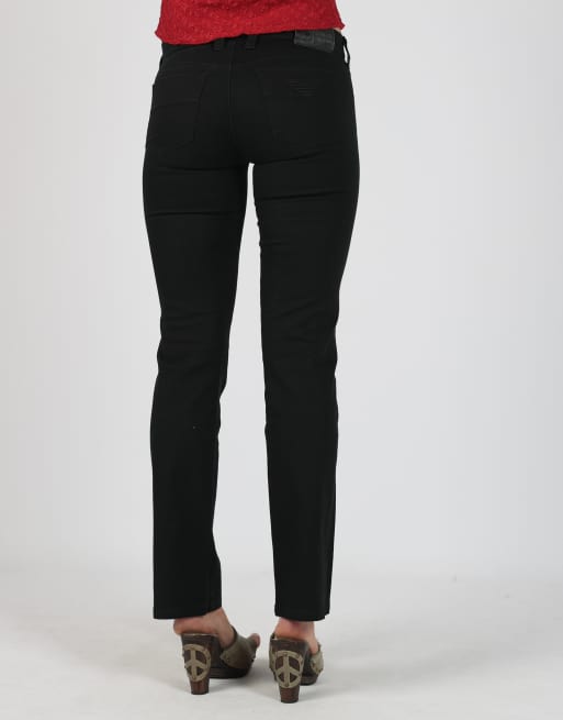 Vintage Armani Jeans XS skinny jeans in black, 4 of 4