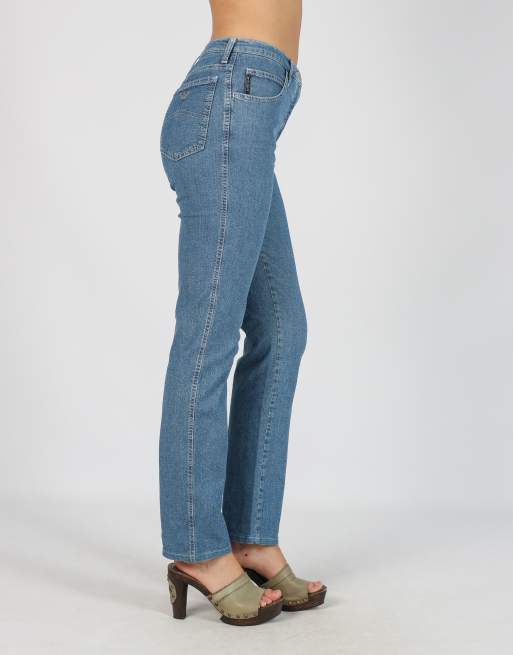 Vintage Armani Jeans XS straight jeans in blue, 2 of 4