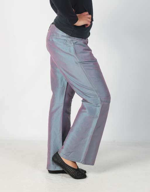 Vintage Armani L woven trousers in grey, 2 of 4