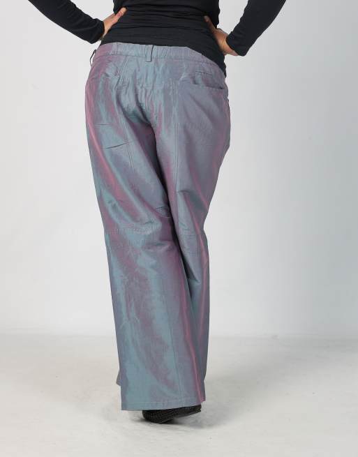Vintage Armani L woven trousers in grey, 4 of 4