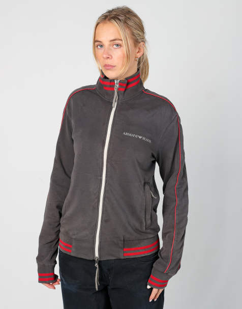 Vintage Armani m sweatshirt in charcoal grey - view 1