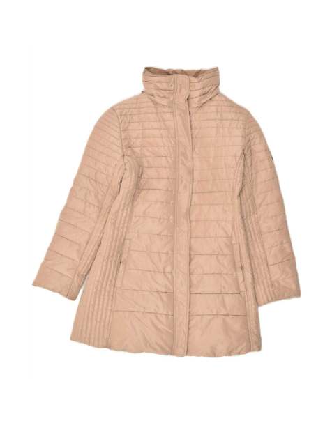 Vintage Armani Padded Coat US 10 Large In Beige - view 1