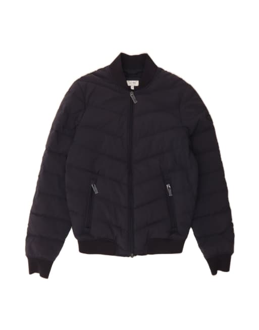 Vintage Armani Padded Jacket It 46 Small In Blue