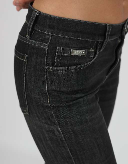 Vintage Armani S straight jeans in black, 4 of 4