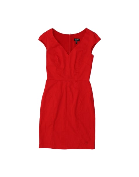 Vintage Armani Sleeveless Sheath Dress US 2 XS In Red - view 1