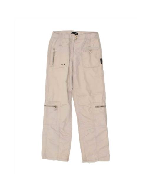 Vintage Armani Straight Cargo Trousers EU 42 Medium W28 L27 In Grey