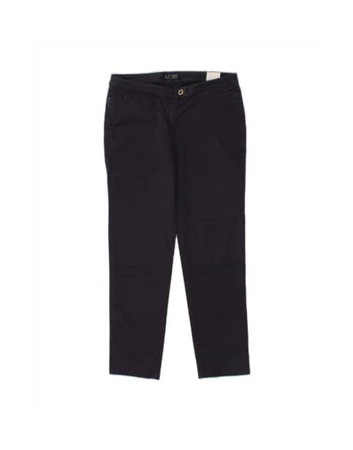 Vintage Armani Straight Chino Trousers EU 38 Medium W30 L26 In Blue