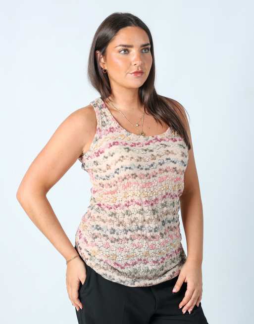 Vintage Artigli M cami in multi colured